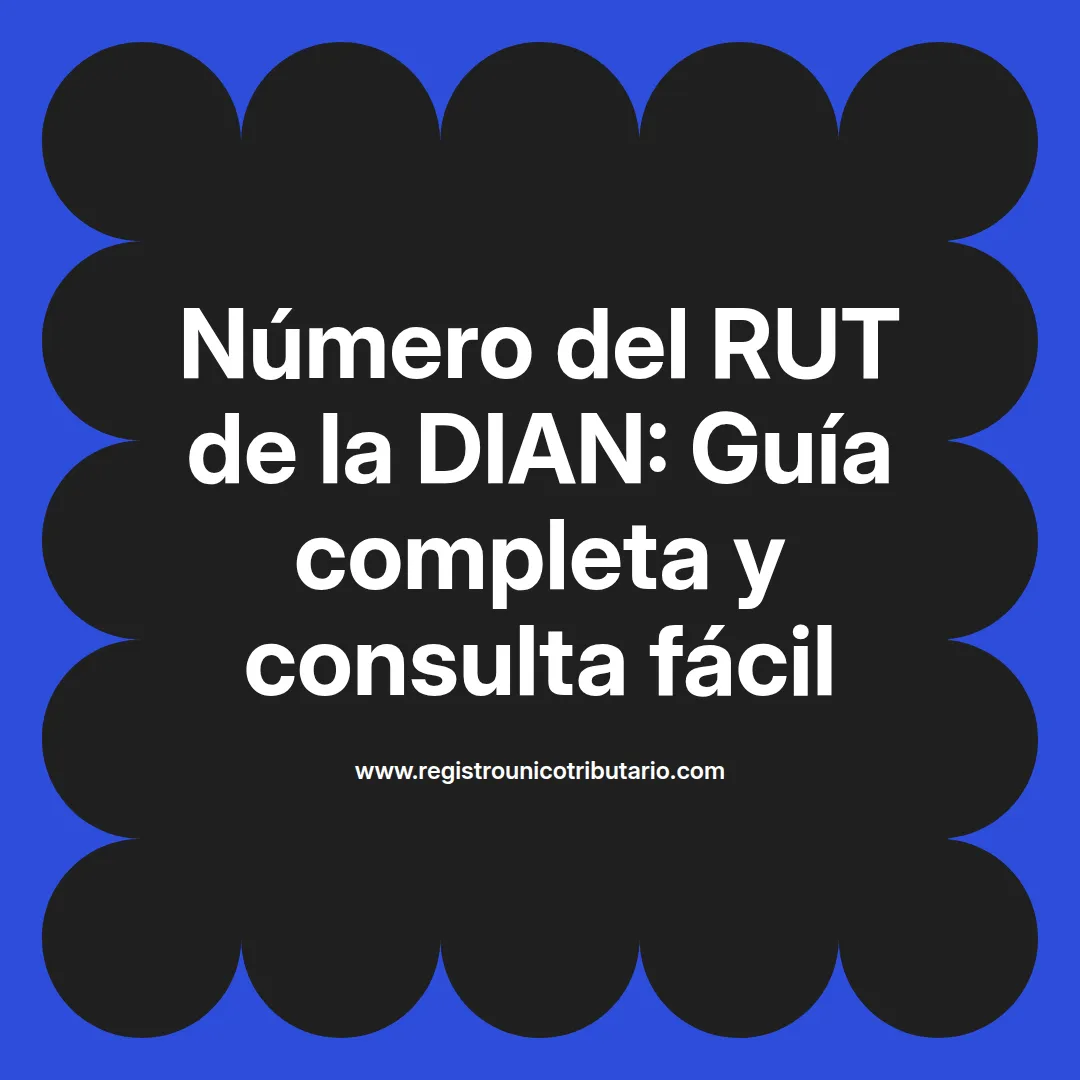 Imagen destacada sobre el numero del rut de la dian y servicios relacionados en Medellin