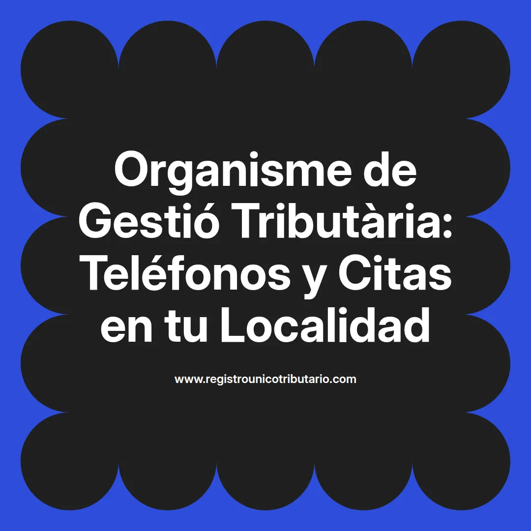 Imagen destacada sobre organisme de gestio tributaria y servicios de contacto en Mataró y Vilafranca