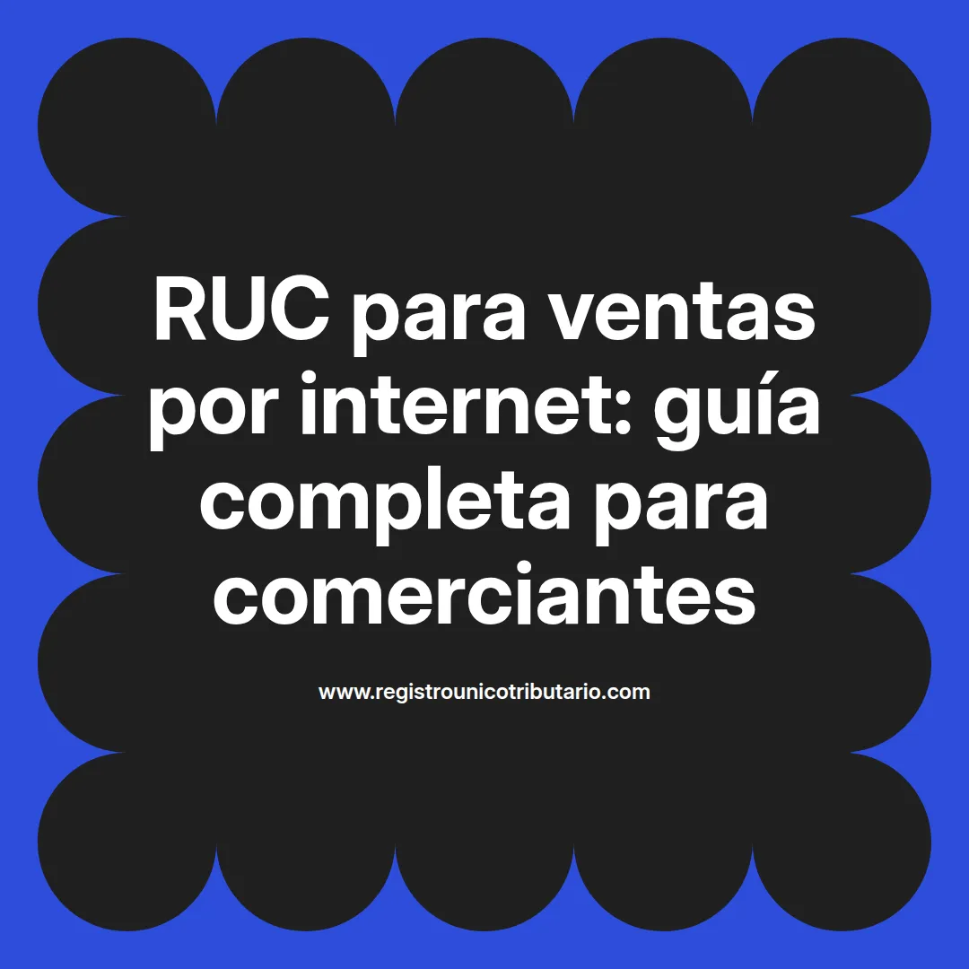 Imagen destacada sobre ruc para ventas por internet y rut para comerciantes en Colombia