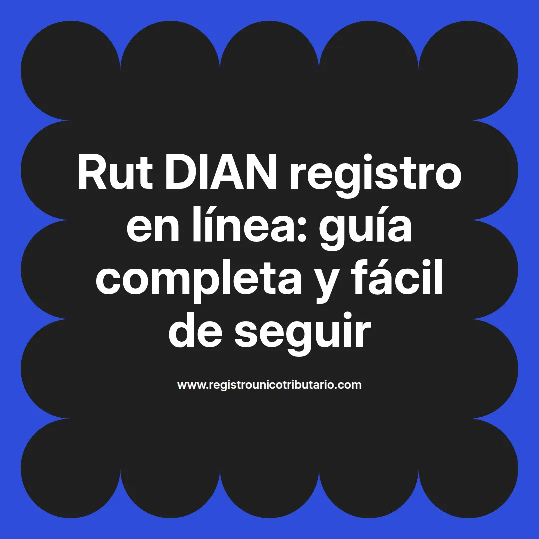 Imagen sobre el proceso de rut dian registro en linea y su acceso mediante registro virtual