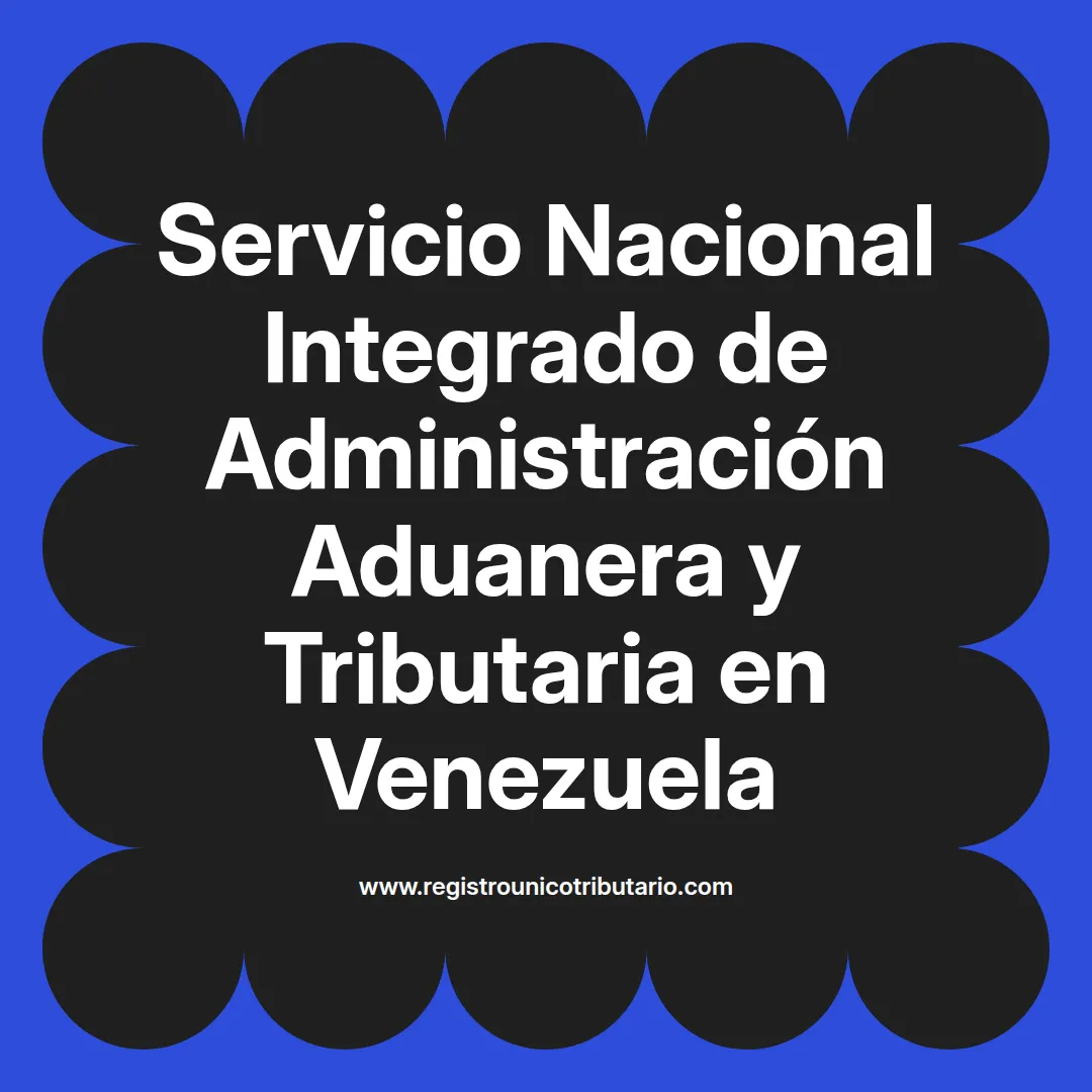 Imagen representativa del servicio nacional integrado de administración aduanera y tributaria en Venezuela