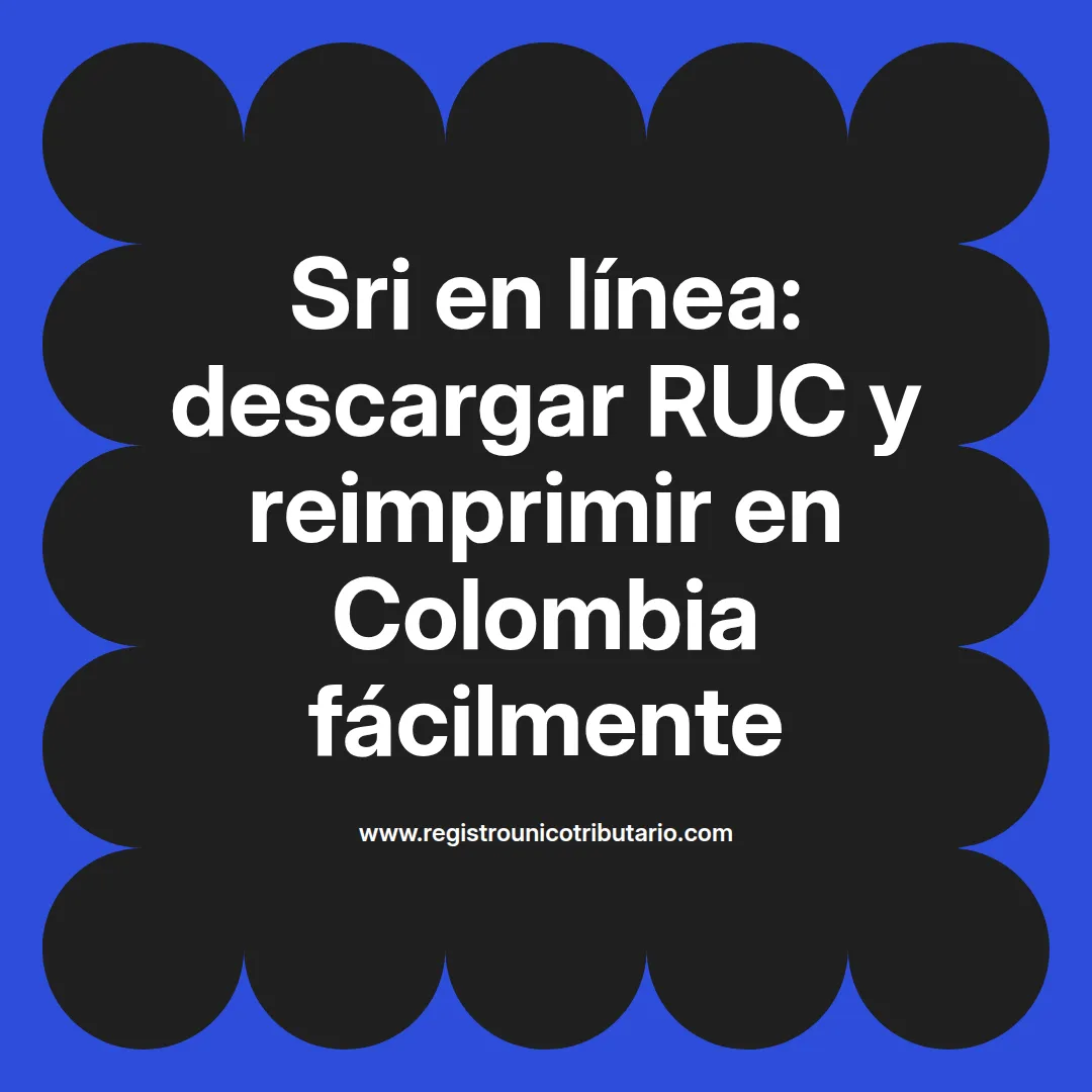 Imagen destacada sobre sri en linea descargar ruc y consulta de ruc en linea