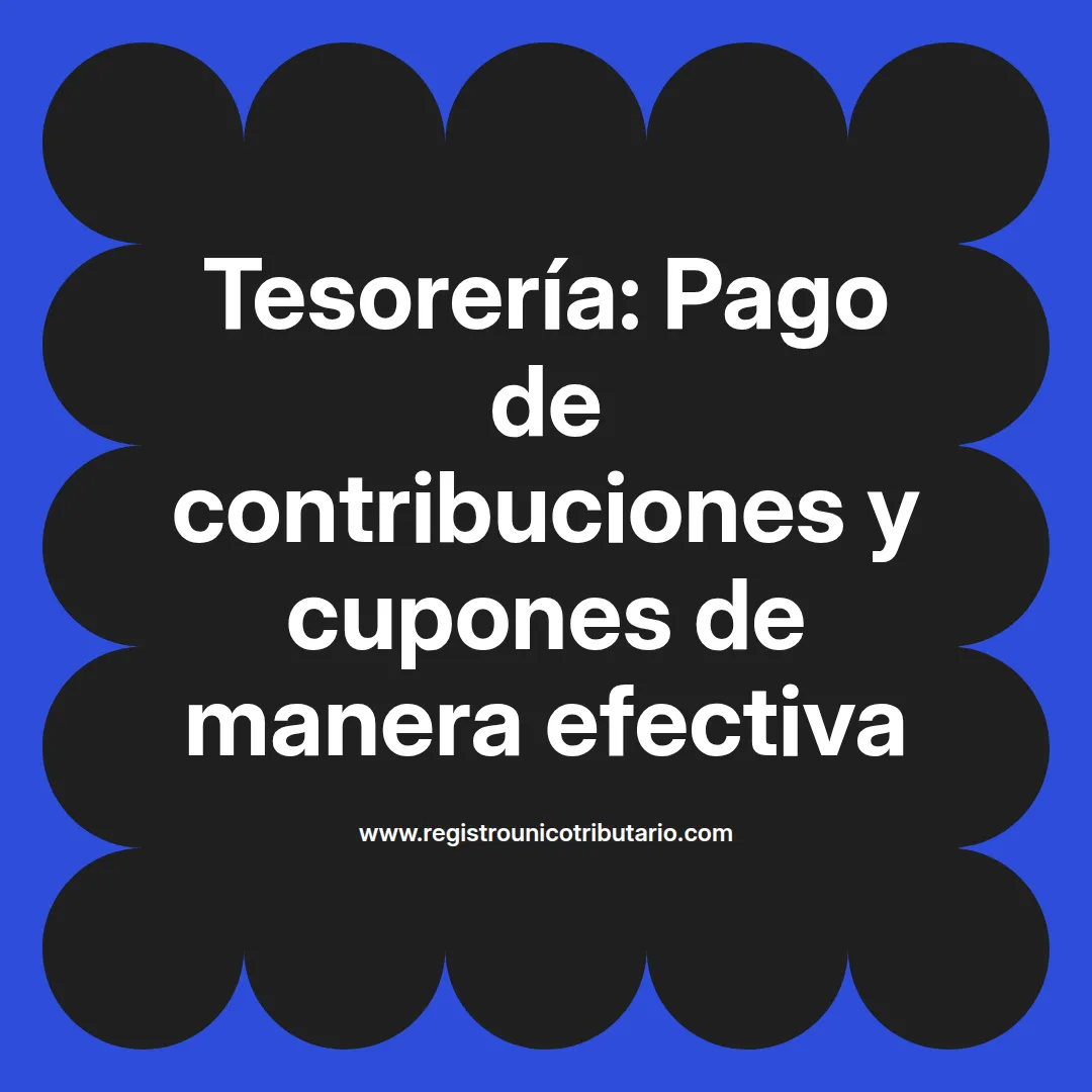Imagen destacada sobre tesorería pago contribuciones y certificado de pago contribuciones tesorería