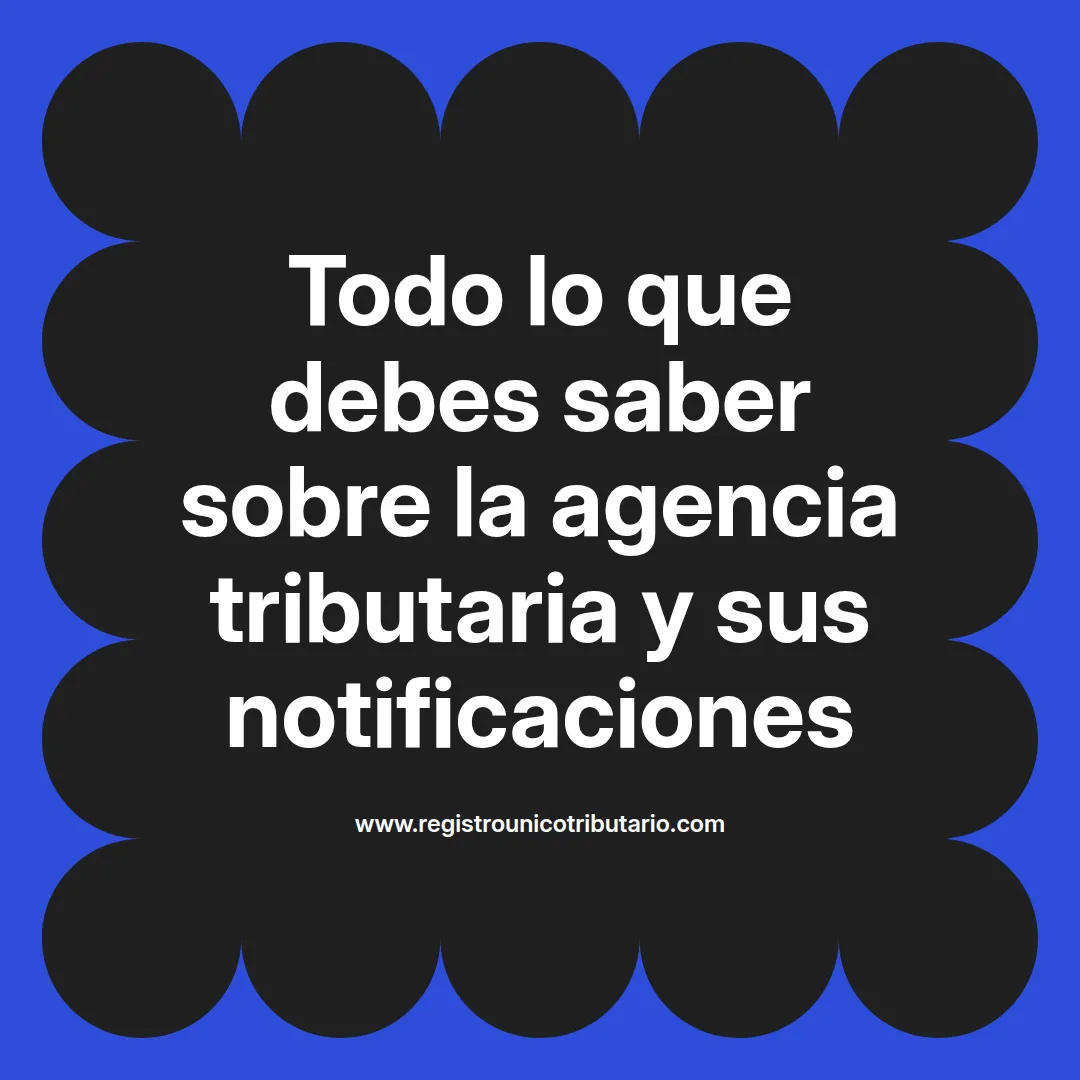 Imagen referente a la agencia tributaria y notificaciones emitidas por SMS a contribuyentes