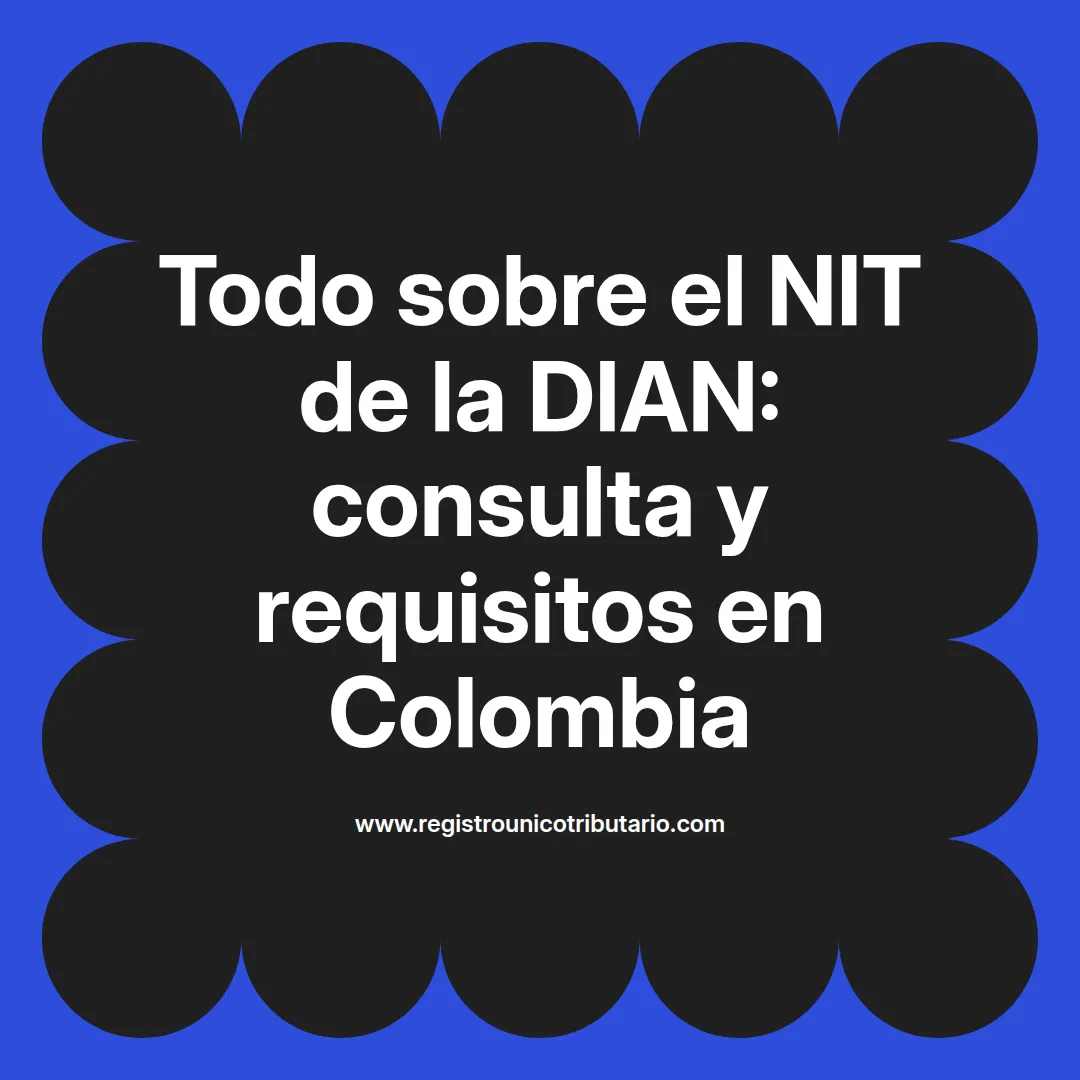 Imagen destacada sobre el nit de la dian en Colombia y su relación con la razón social