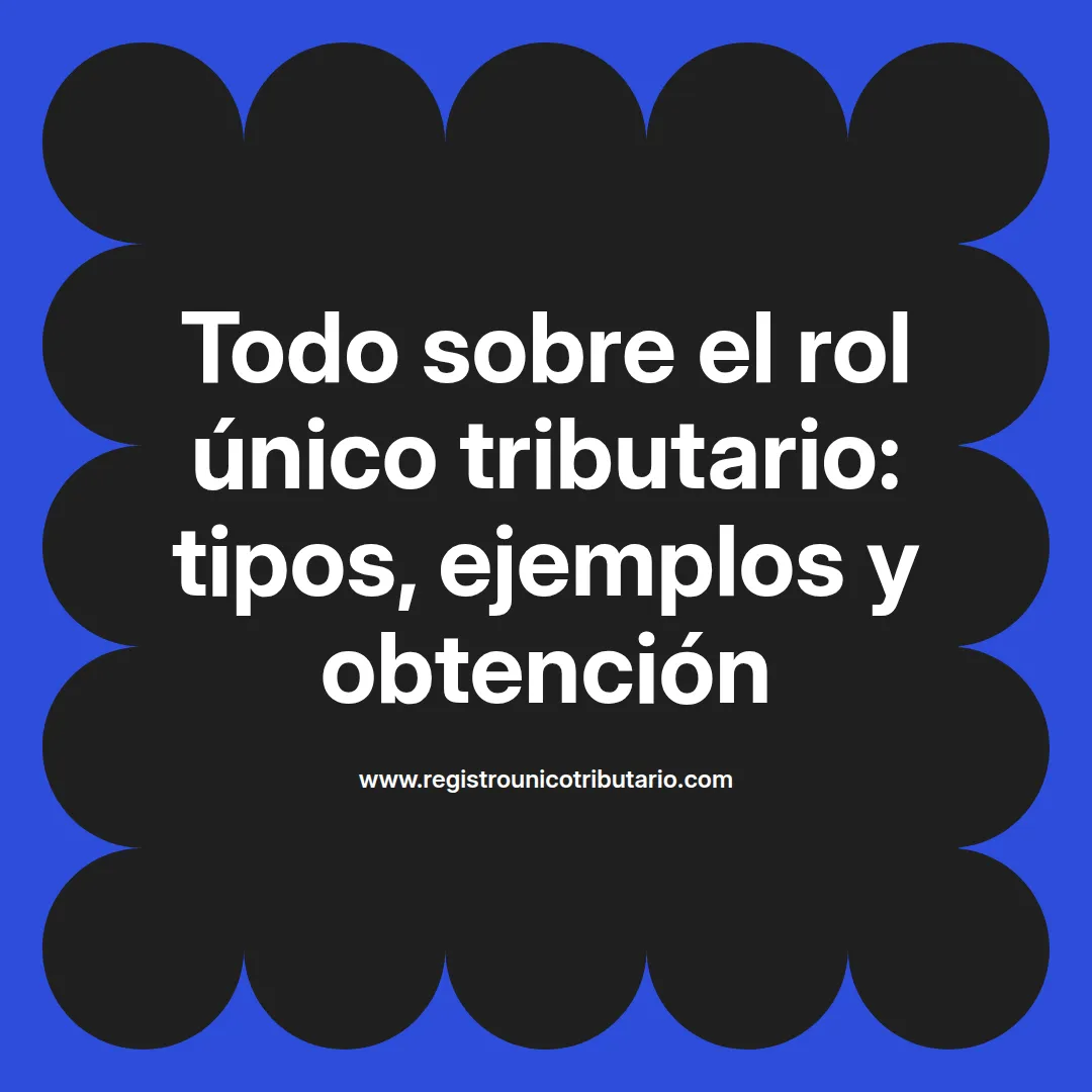 Imagen destacada sobre rol único tributario de la empresa verificable mediante código qr