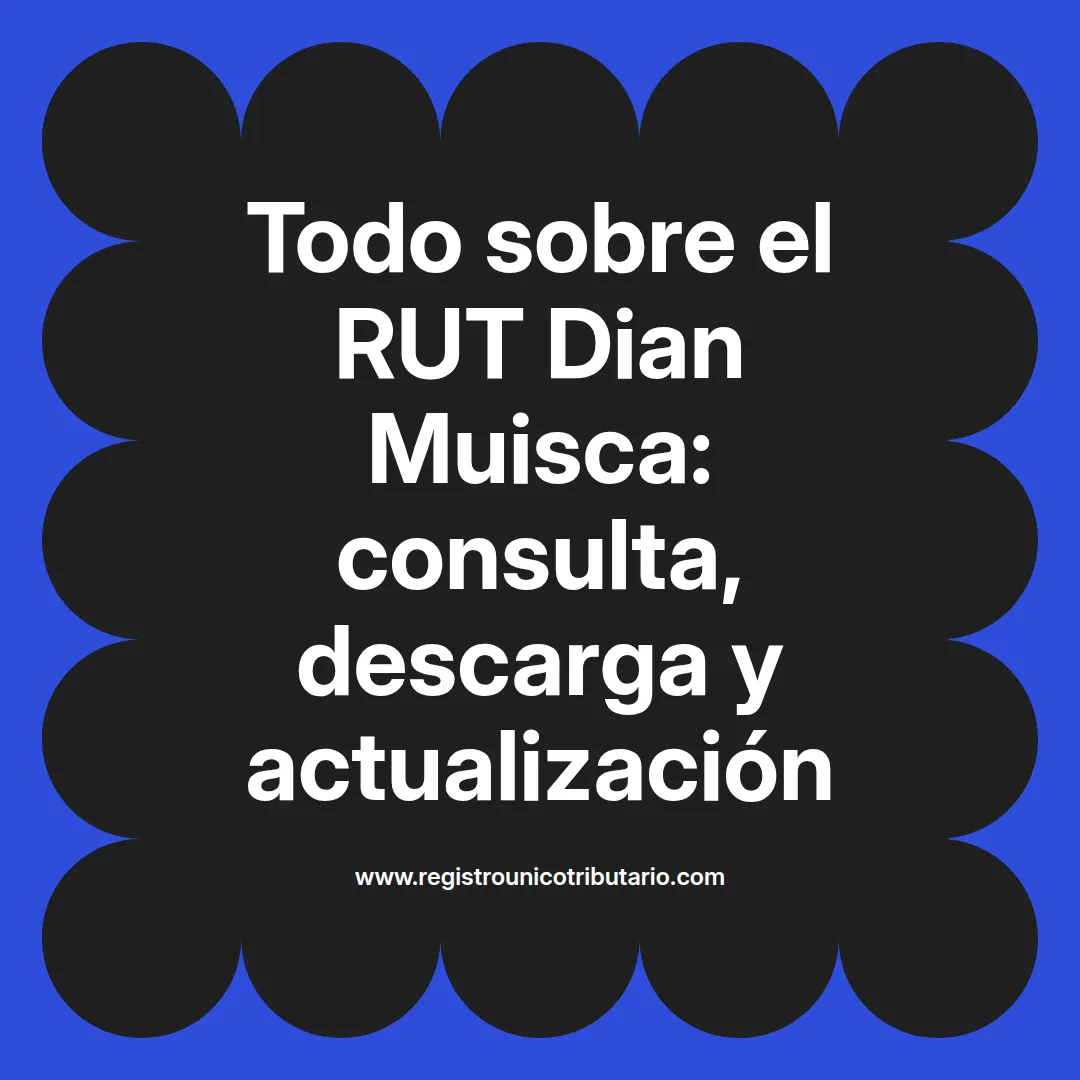Imagen destacada sobre el uso de dian rut muisca para realizar consultas y descargar información relevante