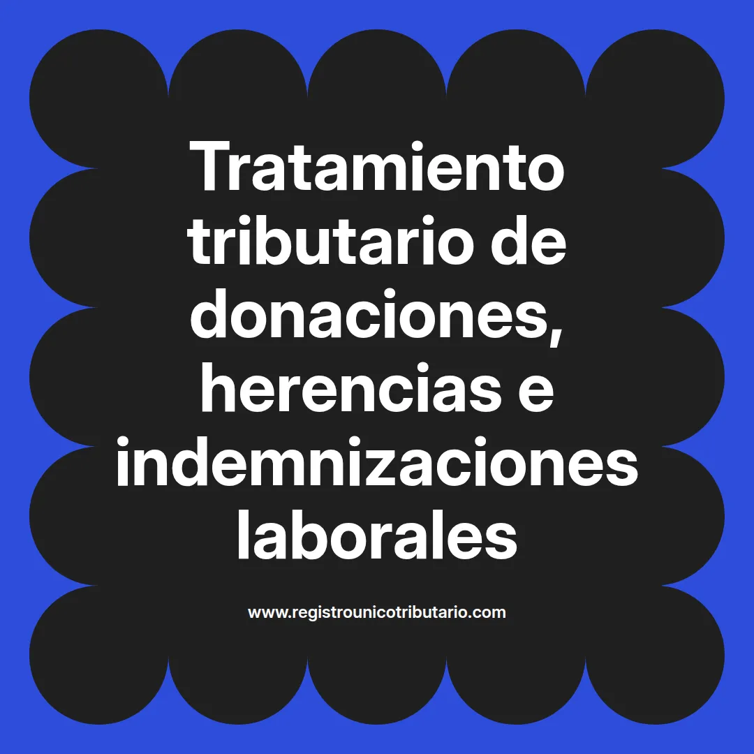 Imagen destacada sobre tratamiento tributario de donaciones a personas naturales